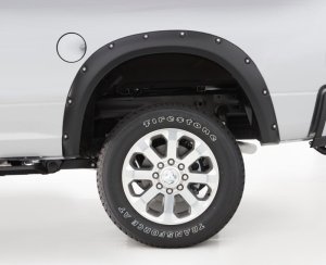 Dodge RAM 3500 Fender Flares - Husky Liners - Pocket Style - Matte-Black - `19-`25